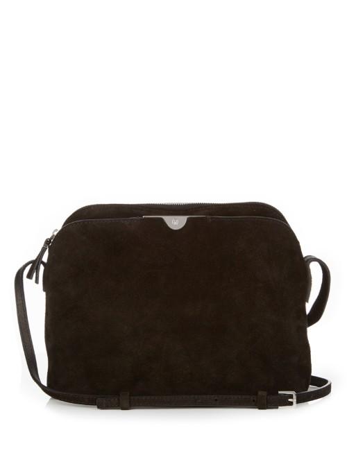 The Row Multi-pouch Suede Cross-body Bag