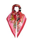 Dolce & Gabbana Butterfly-print Silk-twill Scarf
