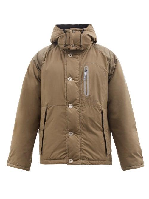 And Wander - Tough Hooded Quilted Down Coat - Mens - Green