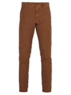 Matchesfashion.com Incotex - Slim Leg Chino Trousers - Mens - Orange