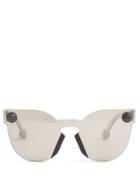 Christopher Kane Bumper Rimless Cat-eye Sunglasses
