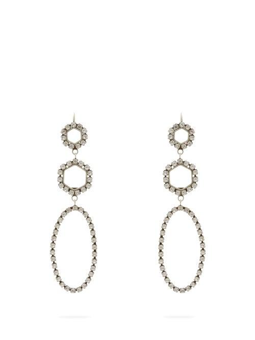 Matchesfashion.com Isabel Marant - Crystal Drop Earrings - Womens - Crystal