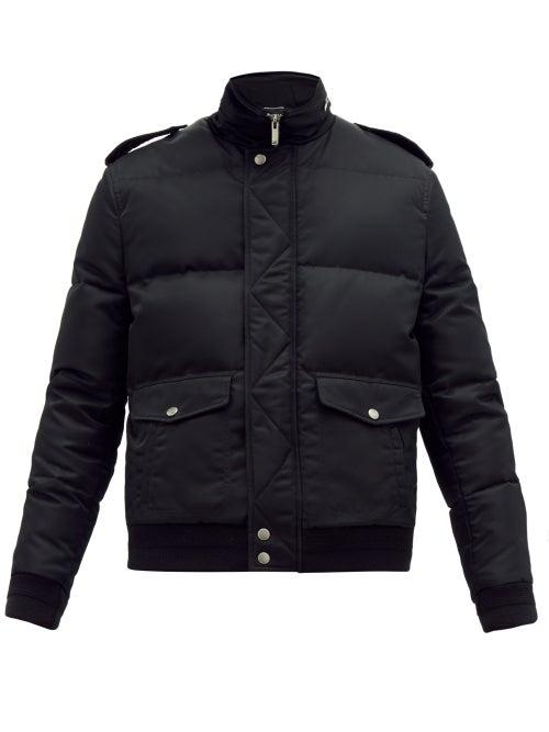 Matchesfashion.com Saint Laurent - Down Filled Technical Shell Jacket - Mens - Black