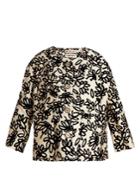 Marni Mikado Floral-print Faille Jacket