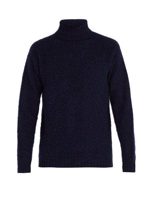 Matchesfashion.com Howlin' - Sylvester Wool Sweater - Mens - Navy