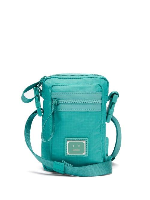Acne Studios - Arvel Face Ripstop Cross-body Bag - Mens - Green