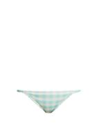 Matchesfashion.com Solid & Striped - The Morgan Gingham Bikini Briefs - Womens - Light Blue