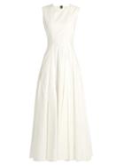 Roksanda Forehill Sleeveless Flared Midi Dress