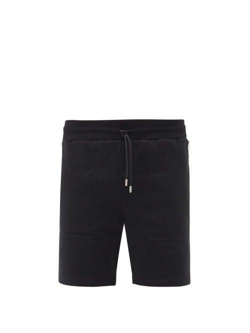 Matchesfashion.com 1017 Alyx 9sm - Logo-print Cotton-blend Jersey Shorts - Mens - Black