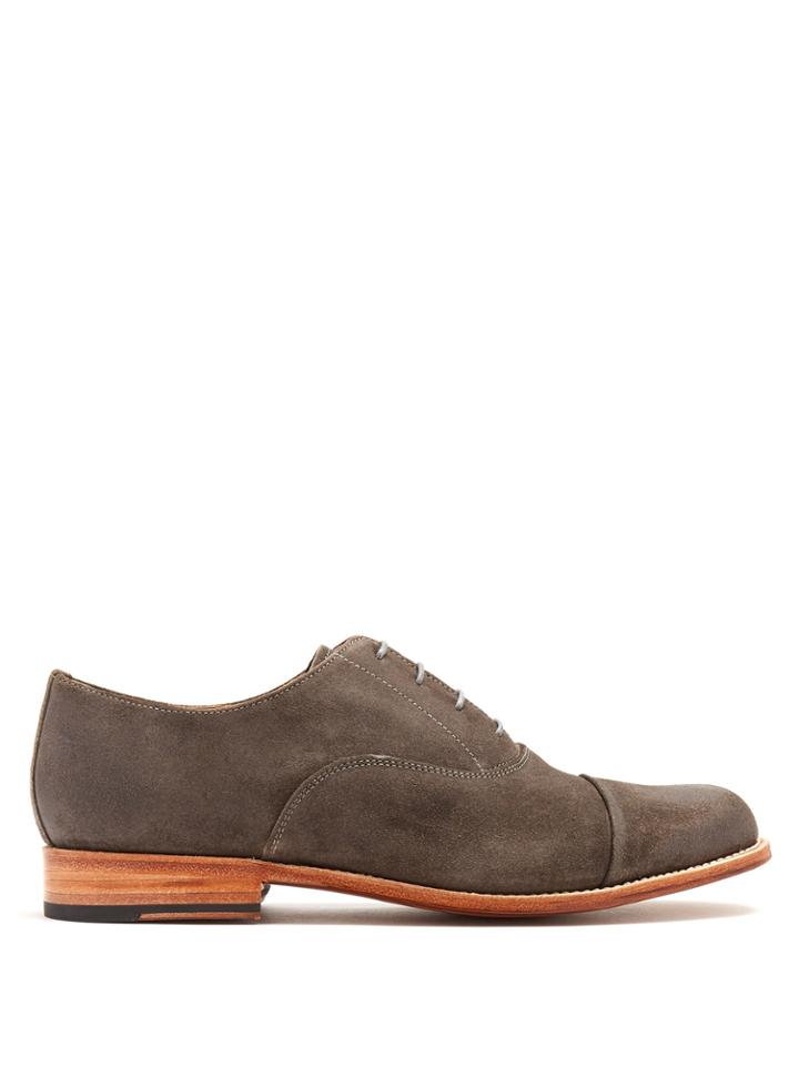 Grenson Benjamin Suede Derby Shoes