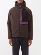 District Vision - Puja Hooded Padded Recycled-fibre Jacket - Mens - Brown Multi