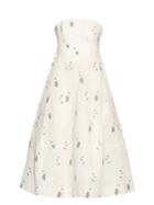 Erdem Alina Floral-jacquard Cotton-blend Dress