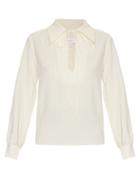 See By Chloé Tie-neck Crepe Blouse
