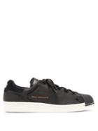 Matchesfashion.com Y-3 - Superknot Leather Low Top Trainers - Mens - Black