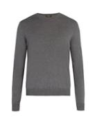 Matchesfashion.com Berluti - Crew Neck Wool Sweater - Mens - Grey