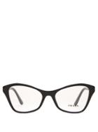 Matchesfashion.com Prada Eyewear - Cat-eye Acetate Glasses - Womens - Black