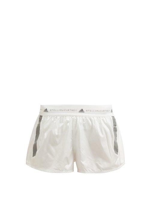 Matchesfashion.com Adidas By Stella Mccartney - Run Adizero Recycled Fabric Shorts - Womens - White