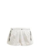 Matchesfashion.com Adidas By Stella Mccartney - Run Adizero Recycled Fabric Shorts - Womens - White