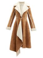 Alexander Mcqueen - Shearling Coat - Womens - Camel