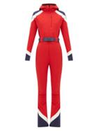 Matchesfashion.com Perfect Moment - Allos Chevron Panel Technical All In One Ski Suit - Womens - Red