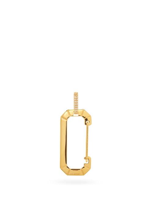 Matchesfashion.com Era - Chiara Diamond & 18kt Gold Single Earring - Womens - Yellow Gold