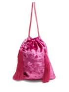 Attico Velvet Drawstring Pouch