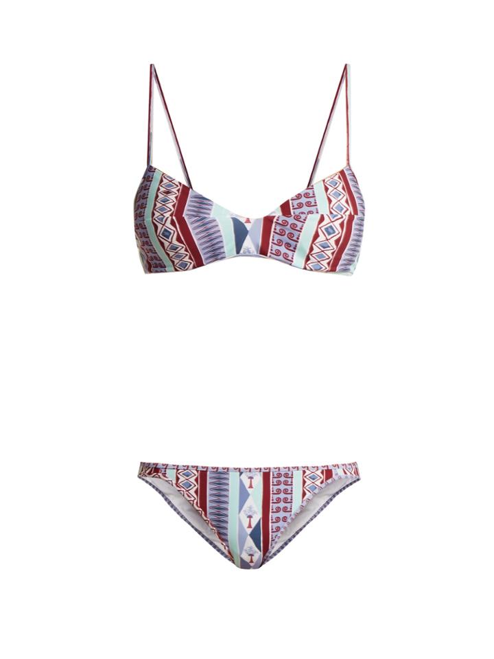 Le Sirenuse, Positano Myriam Arlechino-print Bikini