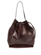 Matchesfashion.com Isabel Marant - Sanky Medium Leather Shoulder Bag - Womens - Burgundy