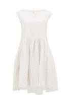 Matchesfashion.com Merlette - Mercadal Tumbled Cotton-blend Dress - Womens - White