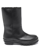 Legres - Garden Shearling-lined Leather Boots - Womens - Black