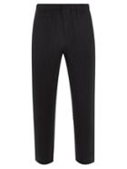 Homme Pliss Issey Miyake - Technical-pleated Straight-leg Trousers - Mens - Black