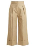 Summa Pleated-detailed Cotton Trousers