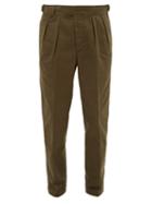 Matchesfashion.com Polo Ralph Lauren - Cotton Tapered Fit Trousers - Mens - Khaki