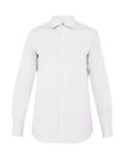 Matchesfashion.com Finamore 1925 - Seattle Washed Cotton Poplin Shirt - Mens - White