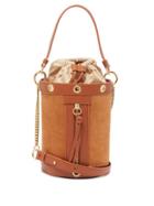 Matchesfashion.com See By Chlo - Debbie Suede And Leather Bucket Bag - Womens - Tan