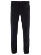 Matchesfashion.com Paul Smith - Corduroy Cotton Blend Tailored Trousers - Mens - Navy