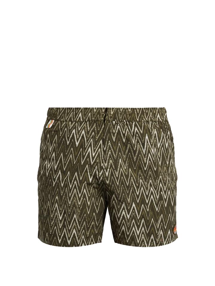 Missoni Chevron-print Swim Shorts