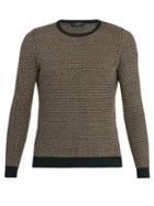 Zanone Crew-neck Cotton And Linen-blend Sweater
