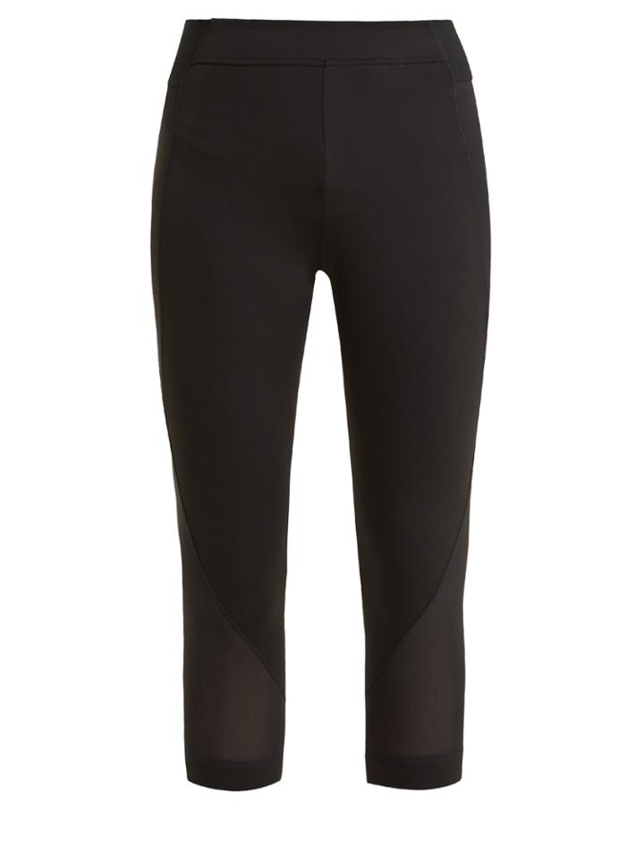 Adidas By Stella Mccartney Training Cropped Performance Leggings