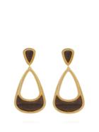 Matchesfashion.com Joelle Kharrat - Pera Gold Plated Wooden Drop Earrings - Womens - Gold