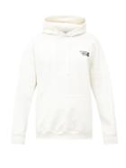 Matchesfashion.com Vetements - Logo-embroidered Cotton-blend Hooded Sweatshirt - Mens - White