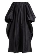 Matchesfashion.com Valentino - Off The Shoulder Silk Taffeta Gown - Womens - Black