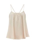 Matchesfashion.com Loup Charmant - Scoop Neck Cotton Cami Top - Womens - Light Pink