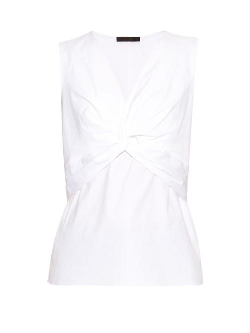 The Row Tiana Cotton-poplin Top