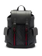 Gucci - Gg-canvas And Leather Backpack - Mens - Black