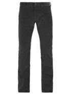 Matchesfashion.com Burberry - Slim Leg Cotton Corduroy Trousers - Mens - Grey