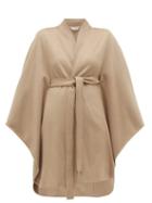 Matchesfashion.com Max Mara - Rosa Cashmere Wrap Cape - Womens - Camel