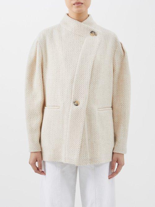 Isabel Marant Toile - Jabardi Wool Jacket - Womens - Beige