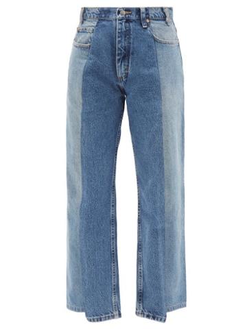 E.l.v. Denim - The Contrast Boyfriend Jeans - Womens - Light Blue