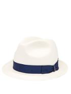 Matchesfashion.com Borsalino - Fine Woven Straw Panama Hat - Mens - White